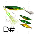TOLU 2024 Spin Tail Metal Jig Fishing Lure 20g 30g 40g 60g Spinner Shad Metal Vib Casting Shore Jig Bait Copper Blade Spoon Bass