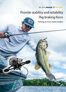 ABU GARCIA Original 2026 Black Max Sx-Silver Baticasting Fishing Reel 4/1 BB 6.8:1 Gear Ratio Max Drag 7kg Magnetic Brake