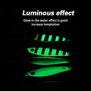 TOLU NEW 3D Printed Eyes Fast Sinking Metal Jig Lure 20g 30g 40g Saltwater Shore Casting Fishing Lure Vertical Metal Jig