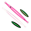 TOLU 150g 200g 250g 300g 400g 500g Large Vertical Metal Jigs Deep Sea Fishing Lure Sinking Saltwater Jigging Lure Hard Bait