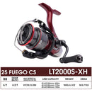2025 Original DAIWA Fishing Spinning Reel FUEGO CS LT 1000-6000 Fishing Reels 5KG/10KG/12KG Power 5.3:1/6.2:1 Seawater Reels