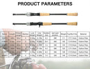 BIUTIFU Traveller Spinning Casting Carbon Fishing Rods Baitcasting Weight 5-35g M Fast Ultralight Lure Trout Mini Goods For Pole