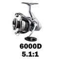 NEW DAIWA Fishing Reel EXCELER LT (Light&Tough) 1000D-6000D-H Light Strong LC-ABS Metail Spool 4KG-12KG Ultraleve 185g-320g