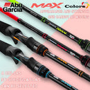 Original Abu garcia Rainbow Fishing Rod 4 colors 2 parts Lure Fishing Rod
