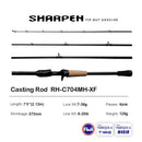 PURELURE SHARPEN Soft Lure Long Spinning and Casting XF/MF Action Rods FUJI Components Bass Pike Rod Fishing Rod Spinning Reel