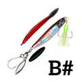 TOLU 2024 NEW 3D Printed S-shaped Fast Sinking Metal Jig Lure 40g 60g 80g Saltwater Shore Casting Fishing Lure Vertical