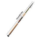 Carbon Fiber Telescopic Fishing Rod 2.1M 2.4M 2.7M Portable Travel Rod M Power for Bass Pike Carp Fishing