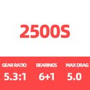2025 NEW DAIWA FUEGO CS LT Spinning Fishing Reel Baitcasting Reel 6+1BB Max Drag 12KG Spinning Wheel