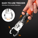 KastKing Paradox 9"Lip Grip,Corrosion-Resistant Stainless Steel Fish Landing Tool with Non-Slip Elastomer Handle,Easy-UseTrigger