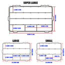SAMOLLA Fishing Tackle Waterproof Box Lure Storage Lure Hook Boxes Baits Container Storage Case Fishing Accessories
