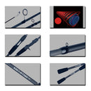 FLENHAI Spinning Baitcasting Travel Carbon Mini Fishing Rods 1.8~2.4m Casting Weight 5-30g M Fast Lure Goods For PHISHGER Pole