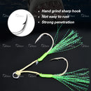 TOLU 10Pcs Metal Jig Tail Assist Hooks 13-22