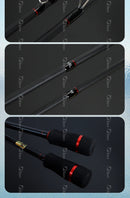 TOLU  Double Tips New Shadow Fishing Rod Spinning/Casting 1.8/2.1/2.4M 2 Sections M/ML Lure Weight 4-28g For Carp Bass Fishing