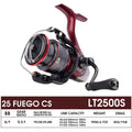 2025 Original DAIWA Fishing Spinning Reel FUEGO CS LT 1000-6000 Fishing Reels 5KG/10KG/12KG Power 5.3:1/6.2:1 Seawater Reels