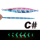 TOLU NEW Slow Sinking Metal Jig 120g 150g 200g 250g 300g Long Casting Slow Sinking Fall Jigs Saltwater Deepsea Fishing Lure