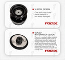Abu Garcia 2024 Original New Max Sx Spinning Fishing Reel Gear Ratio 5.2:1 6+1BB Max Drag 2.9-6.4KG RocketLine Management System