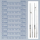 TOLU New MR.Big Fish 2 Sections Spinning/Casting Fishing Rod  Original FUJI guides 1.98-2.74m Ultra-lightweight Design 102-139g
