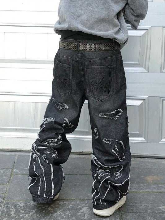 Sant'Elite black jeans