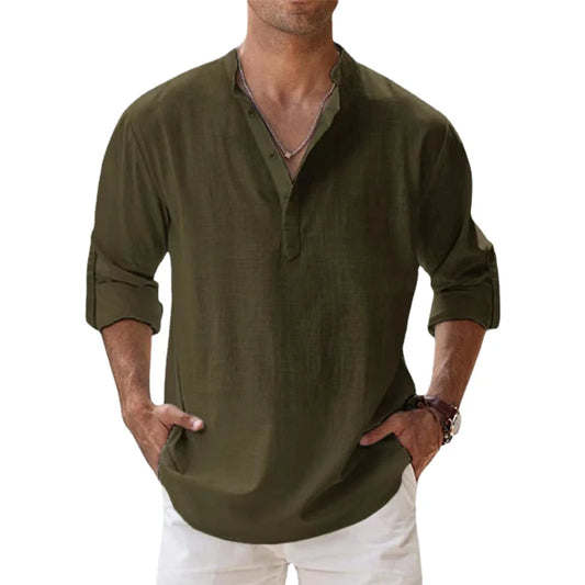 Sant'Elite Long Sleeve Linen Shirts [BUY 2 GET 3 FREE]