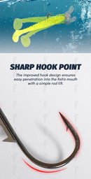 2025 NEW Design Jig Head Hook With Metal Lip 3.5g/5g/7g/10g 10pcs/pack Enhanced Bait Action for Bass And Soft Worm Fishing