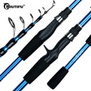BIUTIFU Telescopic Spinning Casting Mini Fishing Rod 1.8/2.1/2.4m Travel Bastcasting 3-30g Ultralight Carbon Lure Trout Pole