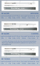 TOLU New MR.Big Fish 2 Sections Spinning/Casting Fishing Rod  Original FUJI guides 1.98-2.74m Ultra-lightweight Design 102-139g