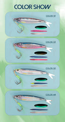 TOLU 2024 NEW 3D Printed Fast Sinking Metal Jig Lure 20g-130g With Spool Saltwater Shore Casting Fishing Lure Vertical Metal Jig