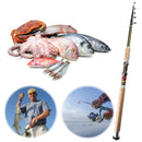 Carbon Fiber Telescopic Fishing Rod 2.1M 2.4M 2.7M Portable Travel Rod M Power for Bass Pike Carp Fishing