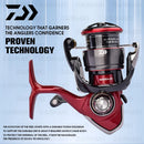 2025 Original DAIWA Fishing Spinning Reel FUEGO CS LT 1000-6000 Fishing Reels 5KG/10KG/12KG Power 5.3:1/6.2:1 Seawater Reels