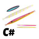 TOLU NEW Fast Sinking Metal Jig 130g150g180g200g250g300g400g Long Casting Fast Sinking Fall Jigs Saltwater Deepsea Fishing Lure