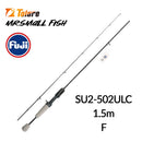 TOLU 2025 New Smallfish Series Lure Fishing Rod Super Light Design 2 Sections 1.5/1.68m Original FUJI Guide Eva Segmented Handle