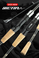 BIUTIFU Traveller Spinning Casting Carbon Fishing Rods Baitcasting Weight 5-35g M Fast Ultralight Lure Trout Mini Goods For Pole
