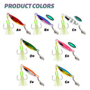 TOLU 2024 Spin Tail Metal Jig Fishing Lure 20g 30g 40g 60g Spinner Shad Metal Vib Casting Shore Jig Bait Copper Blade Spoon Bass