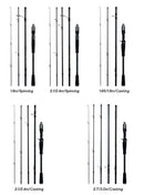MAXIMUS Lure Fishing Rod 1.8m 2.1m 2.4m 2.7m 3.0m 30T Carbon Spinning Baitcasting FUJI Guide Travel Casting 3-35g L/M/MH BIUTIFU