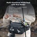 KastKing Waist Pack Waterproof Tackle Storage Bag With Adjustable Belt Fishing Fanny Pack for Men Fishing Lures Outdoor Bags