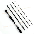 TOLU 2025 HY2 Fishing Rod Lure Travel Spinning/Casting 2.1/2.4m 5 Sections 7-35g Lure Weight MH Action for Carp Bass