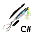 TOLU 2024 NEW 3D Printed S-shaped Fast Sinking Metal Jig Lure 40g 60g 80g Saltwater Shore Casting Fishing Lure Vertical