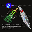 TOLU 10Pcs Metal Jig Tail Assist Hooks 13-22