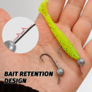 2025 NEW Design Jig Head Hook With Metal Lip 3.5g/5g/7g/10g 10pcs/pack Enhanced Bait Action for Bass And Soft Worm Fishing