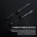 TOLU New 2 Sections Lure Fishing Rod Microfish Series Super Light Design Original FUJI Guide 1.5/1.68m Carbon Fiber Handle