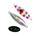 TOLU Slow Bee Slow pitch jig 30g 40g 60g 80g 100g 120g Shore Casting Jigging Spoon Lure Glow Saltwater Fishing Lure WIth Hook