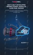 ABU GARCIA MAX Elite Spinning Fishing Reel 6.2:1 9+1BB Max drag 2.9-6.4KG Zenon Series V-TYPE Turret C6 Carbon Fiber Frame
