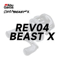 Abu Garcia Original Revo Beast X Baitcasting Fishing Reel Gear Ratio 6.4:1 7/1 BB Max Drag 11KG Alloy Frame D2 Brass Main gear