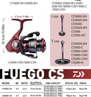 2025 Original DAIWA Fishing Spinning Reel FUEGO CS LT 1000-6000 Fishing Reels 5KG/10KG/12KG Power 5.3:1/6.2:1 Seawater Reels