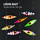 TOLU Slow Bee Slow pitch jig 30g 40g 60g 80g 100g 120g Shore Casting Jigging Spoon Lure Glow Saltwater Fishing Lure WIth Hook