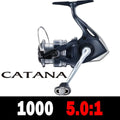 SHIMANO CATANA Spinning Fishing Reel 3+1BB Metal Spool G-Free Body and Propulsion Line Management System