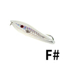 TOLU Big Spoon lure 10/13/16.5/18.1cm Fishing Shaped Metal Sequin Bait Deep Sea Fishing Trolling Boat Jig Lure Trout Bass