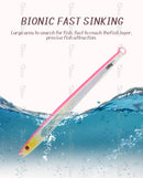 TOLU NEW Fast Sinking Metal Jig 100g150g180g200g250g300g Long Casting Fast Sinking Fall Jigs Saltwater Deepsea Fishing Lure