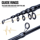 Sougayilang 1.8-2.4m Casting Fishing Combo Telescopic Fishing Rod and 7.2:1 High Speed Fishing Reel with 150M Line Pesca