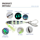 TOLU 2024 NEW 3D Printed S-shaped Fast Sinking Metal Jig Lure 40g 60g 80g Saltwater Shore Casting Fishing Lure Vertical